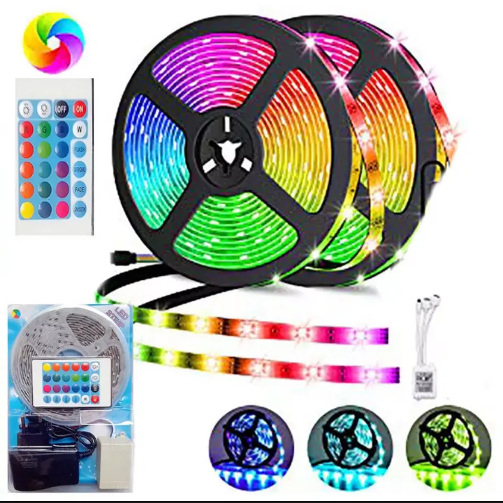 Rgb Led Strip Light 4 Color Variable Mode Lighting - 16 Feet