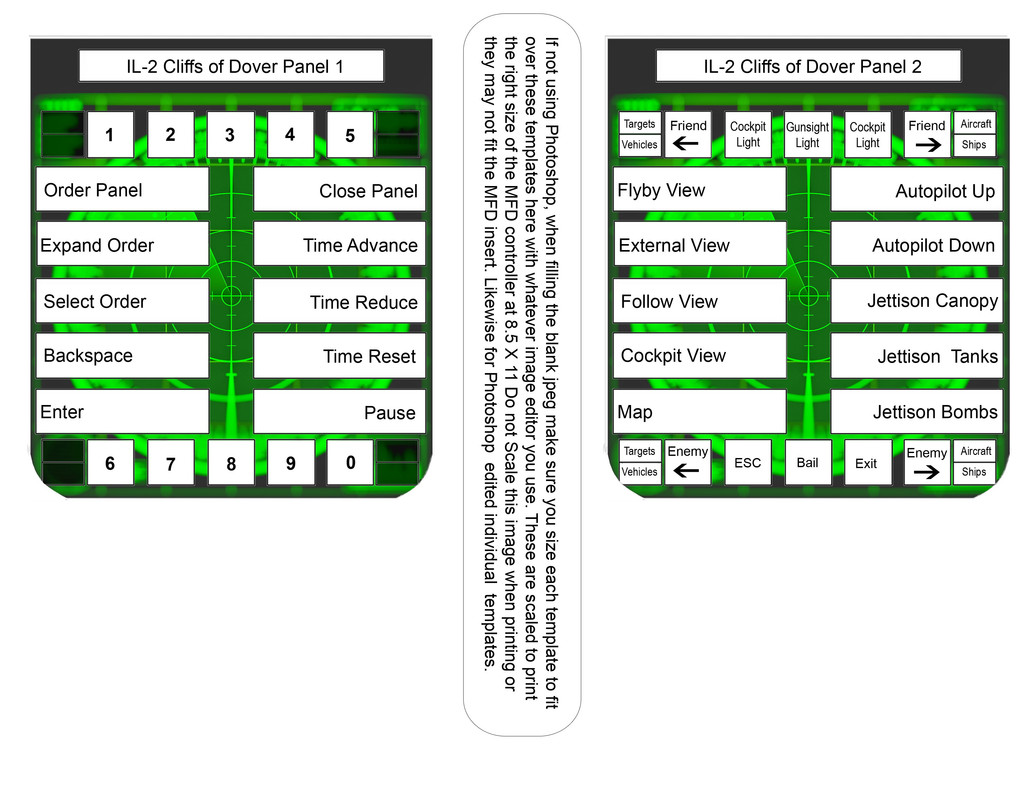 Thrustmaster MFD Ready to Print
