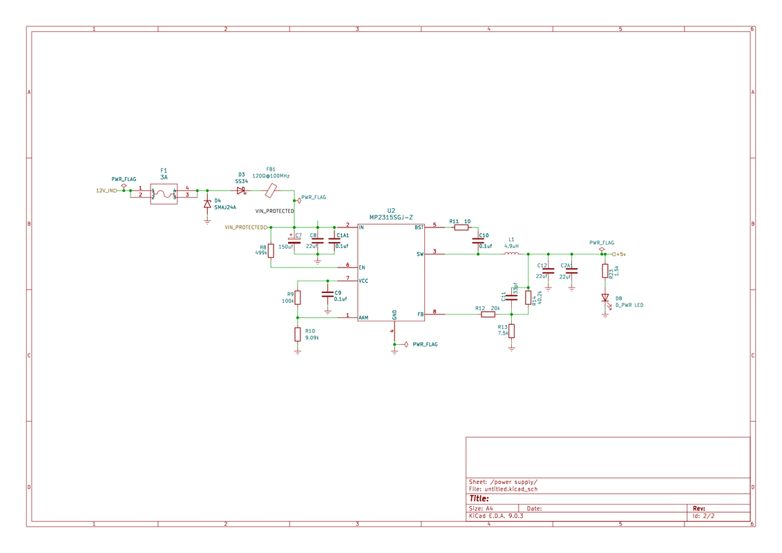Lockup module-power supply