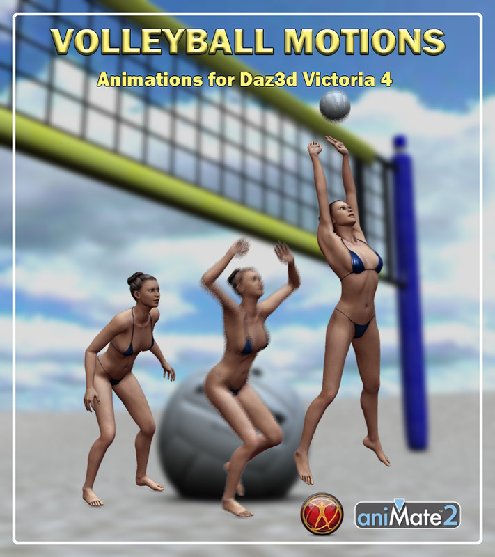 Victoria 4 VolleyBall Animation -(REUPLOAD)