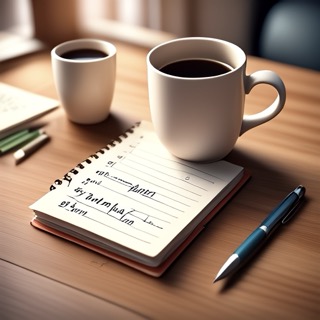 
A cozy writing scene with handwritten character notes, a pen, and a coffee mug—symbolizing the quiet, reflective process of crafting emotionally rich, vulnerable characters.

