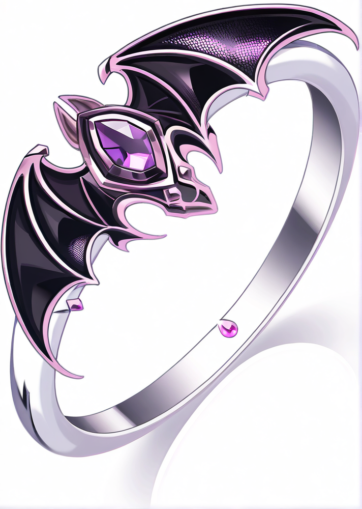 Vampire Bat Ring