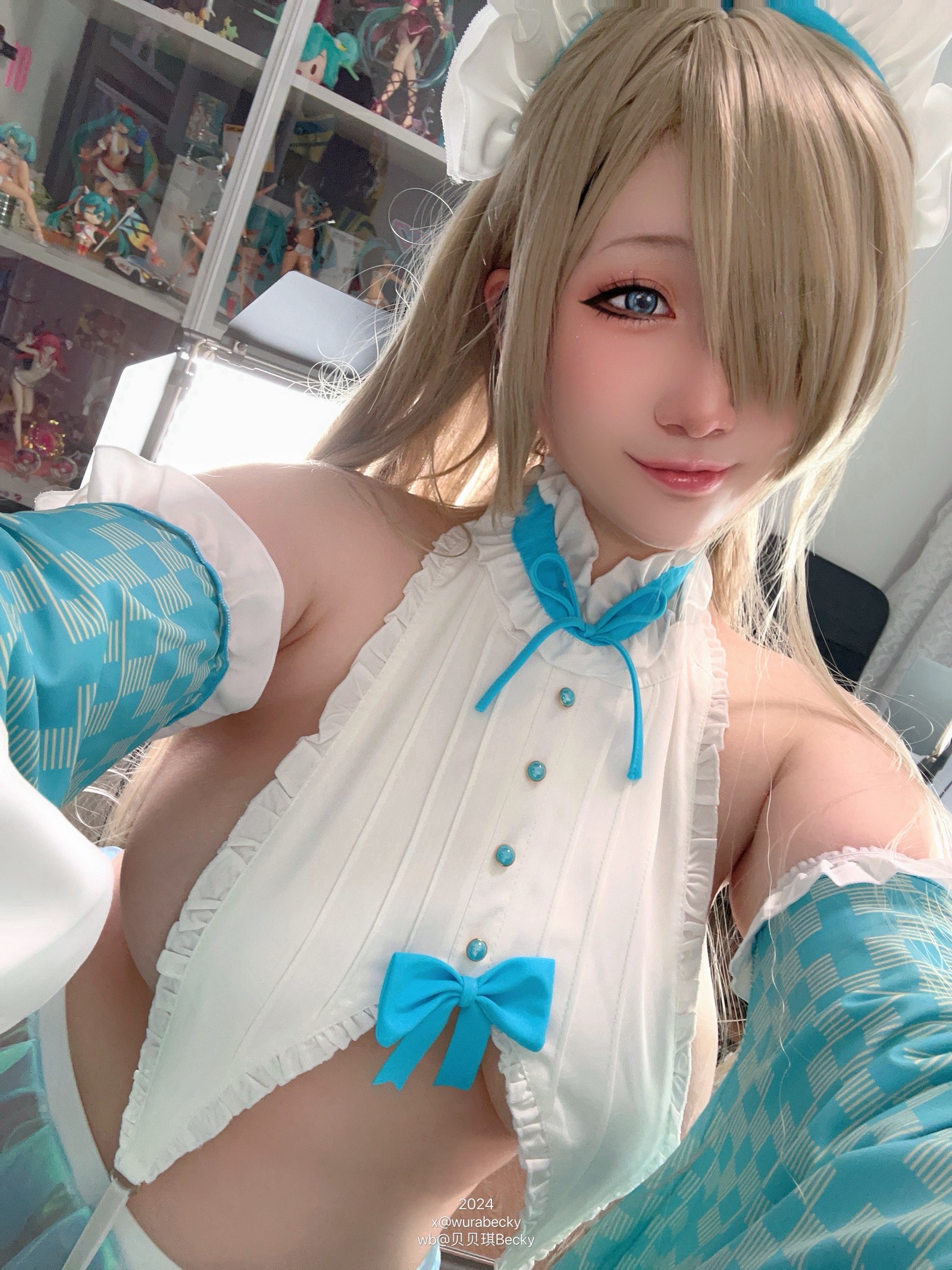 贝贝琪 Becky 明日奈 同人 Cosplay 写真集｜高清角色摄影（42P｜90MB）插图