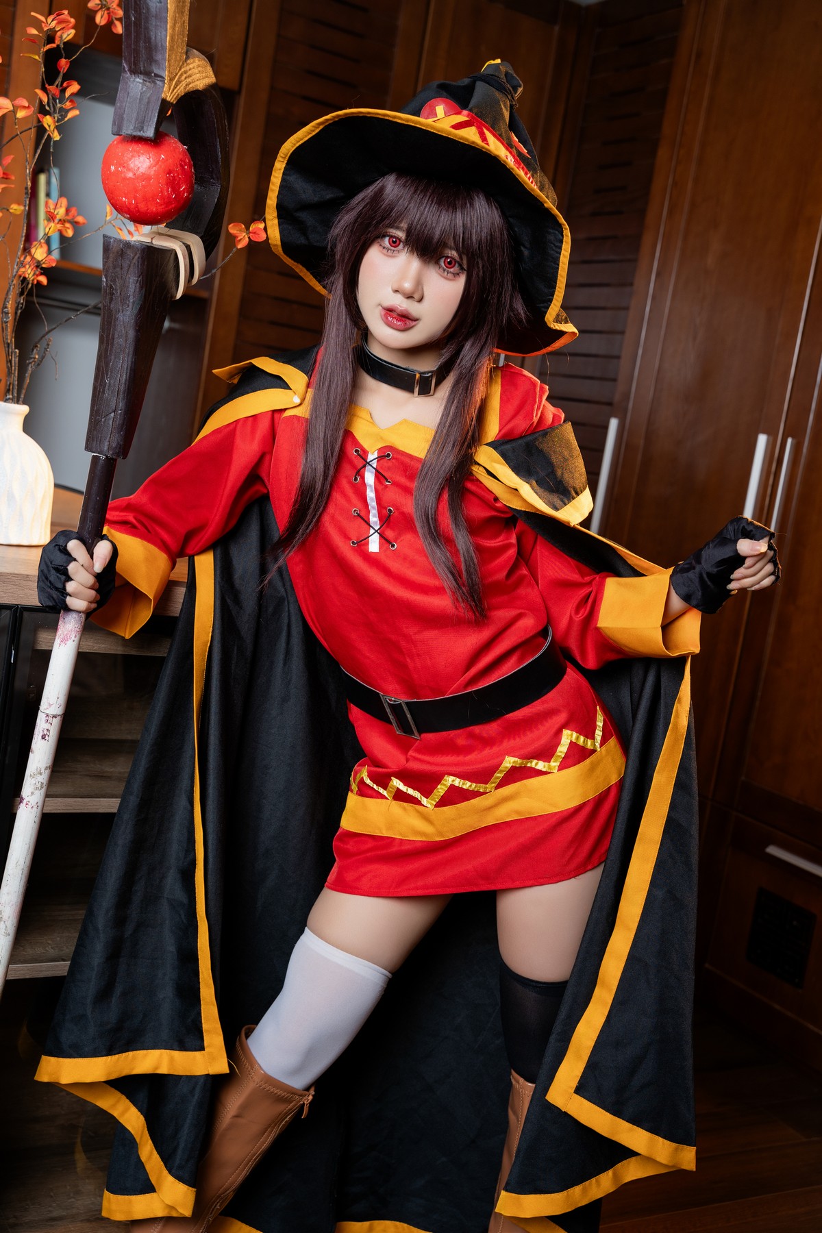PoppaChan Megumin Cosplay (Konosuba) – 128 Photos 12 Videos 1.01GB插图4