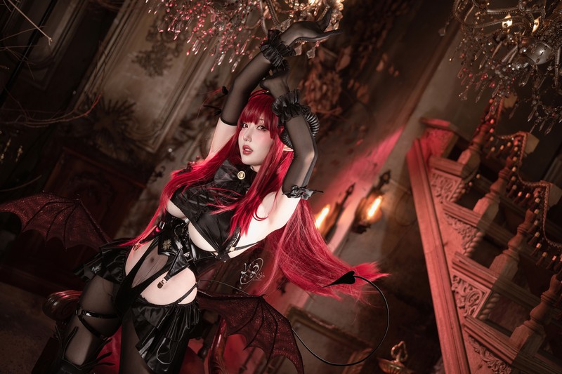 切切Celia 兴登堡 Hindenburg Cosplay Azur Lane 写真 38P插图2