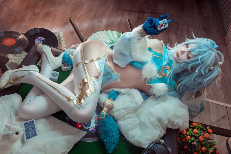艾西Aiwest PA-15芙洛伦跃雪逢春Cosplay写真图集 高清美图合集 21P (128.7M)插图6