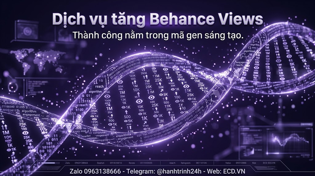 dịch vụ tăng behance views 2025 project behance