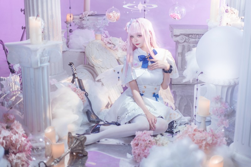 艾西Aiwest 碧蓝档案圣园未花Cosplay写真图集 高清美图合集 40P (415.8M)插图4