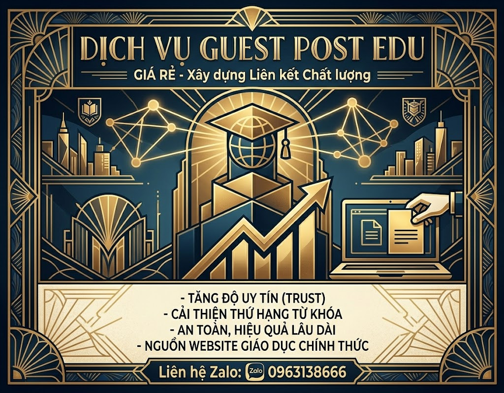 dịch vụ guest post edu tăng ranking