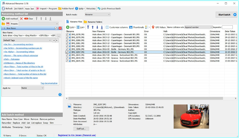 Advanced Renamer 4.16.1 + Portable (x64) – (23 MB)