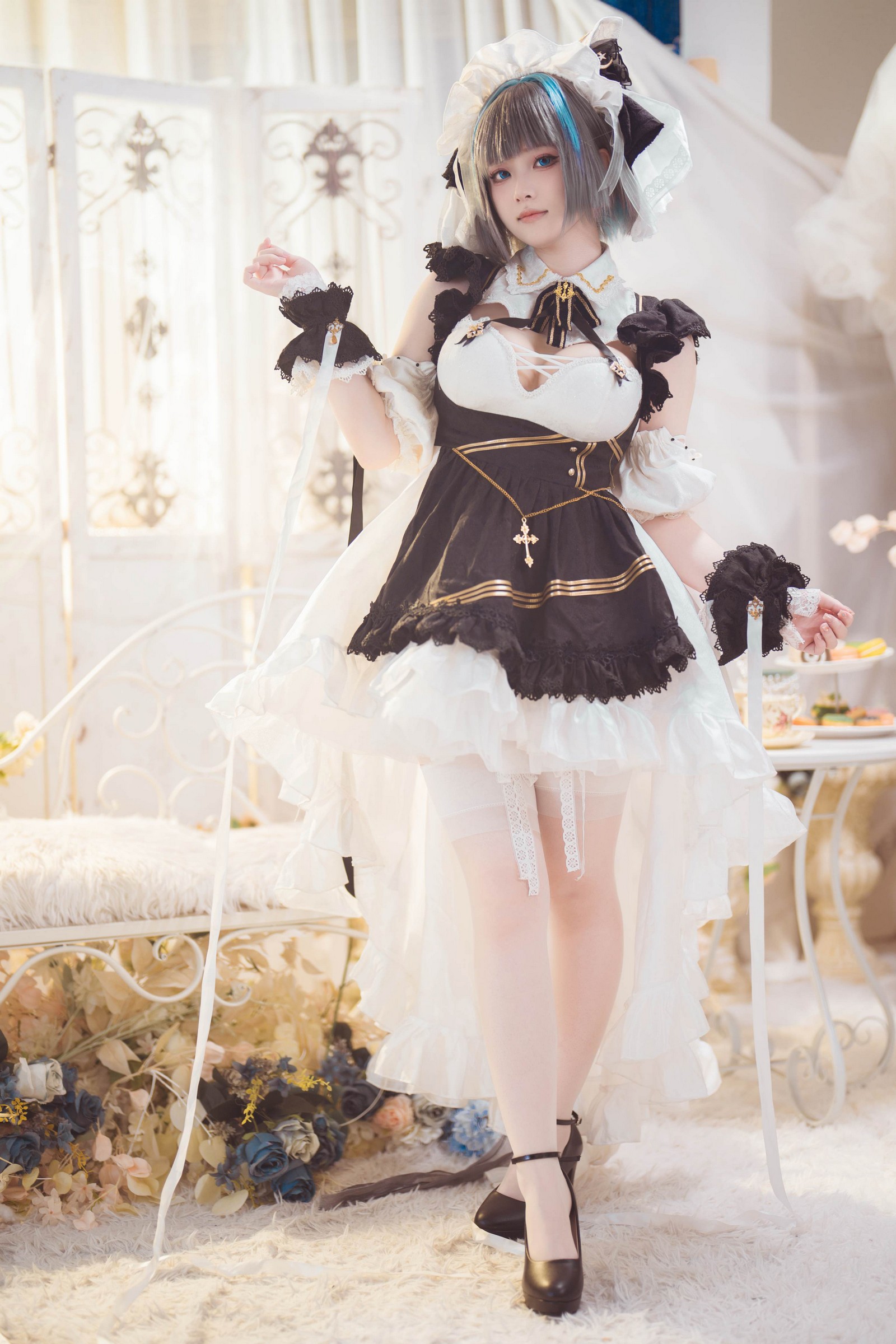 屿鱼 Yuyu 碧蓝航线 柴郡 Cosplay 写真图集｜Azur Lane（54P｜138MB）插图8