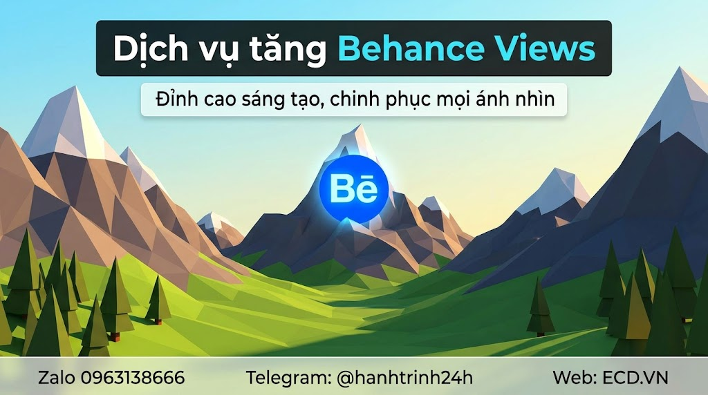 tăng behance views pro tăng comment