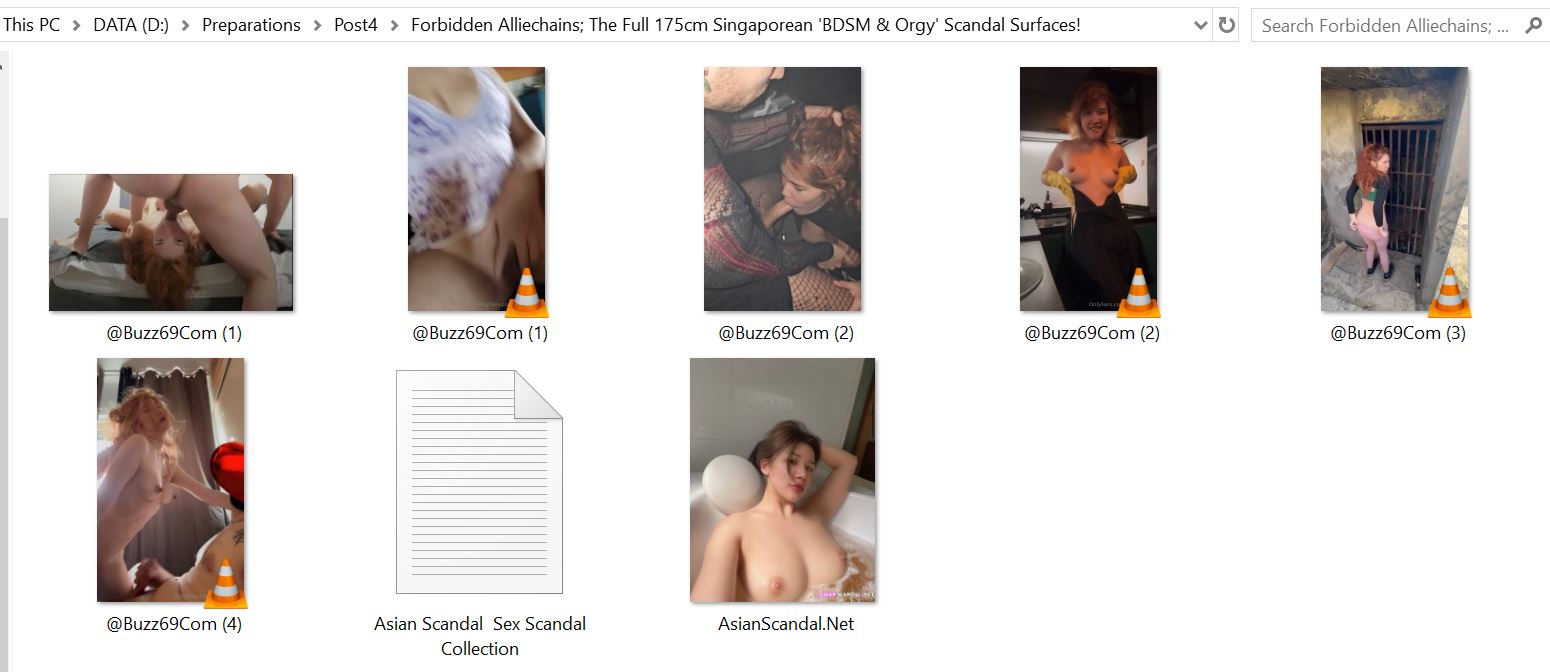 Forbidden Alliechains; The Full 175cm Singaporean 'BDSM & Orgy' Scandal Surfaces!