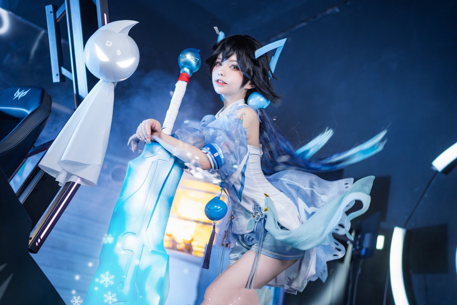 六二二同学 鹿昭依 Cosplay 写真图集｜虚拟偶像风格（13P｜33MB）插图2