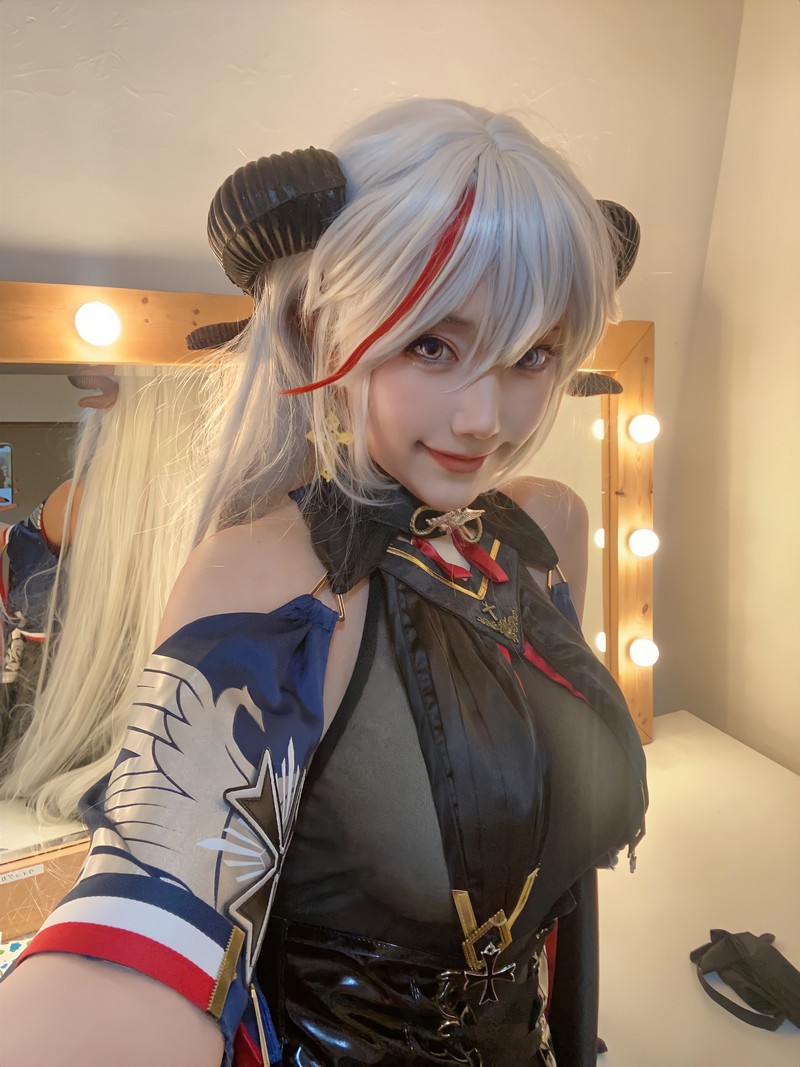 切切Celia 埃吉尔 Aegir Cosplay Azur Lane 写真 32P+2V插图5