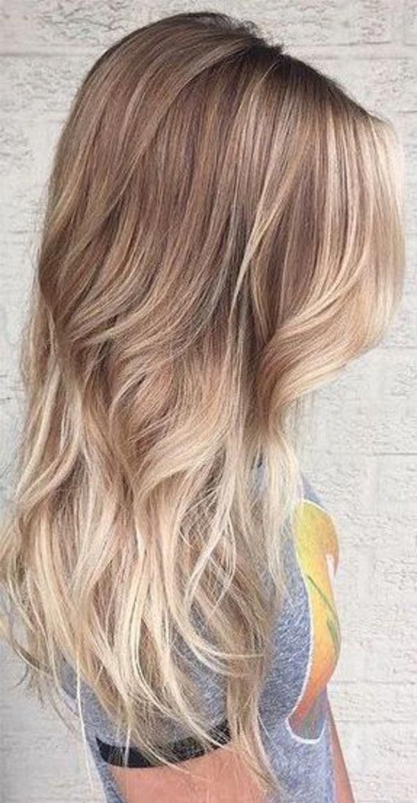 Natural dirty blonde hair