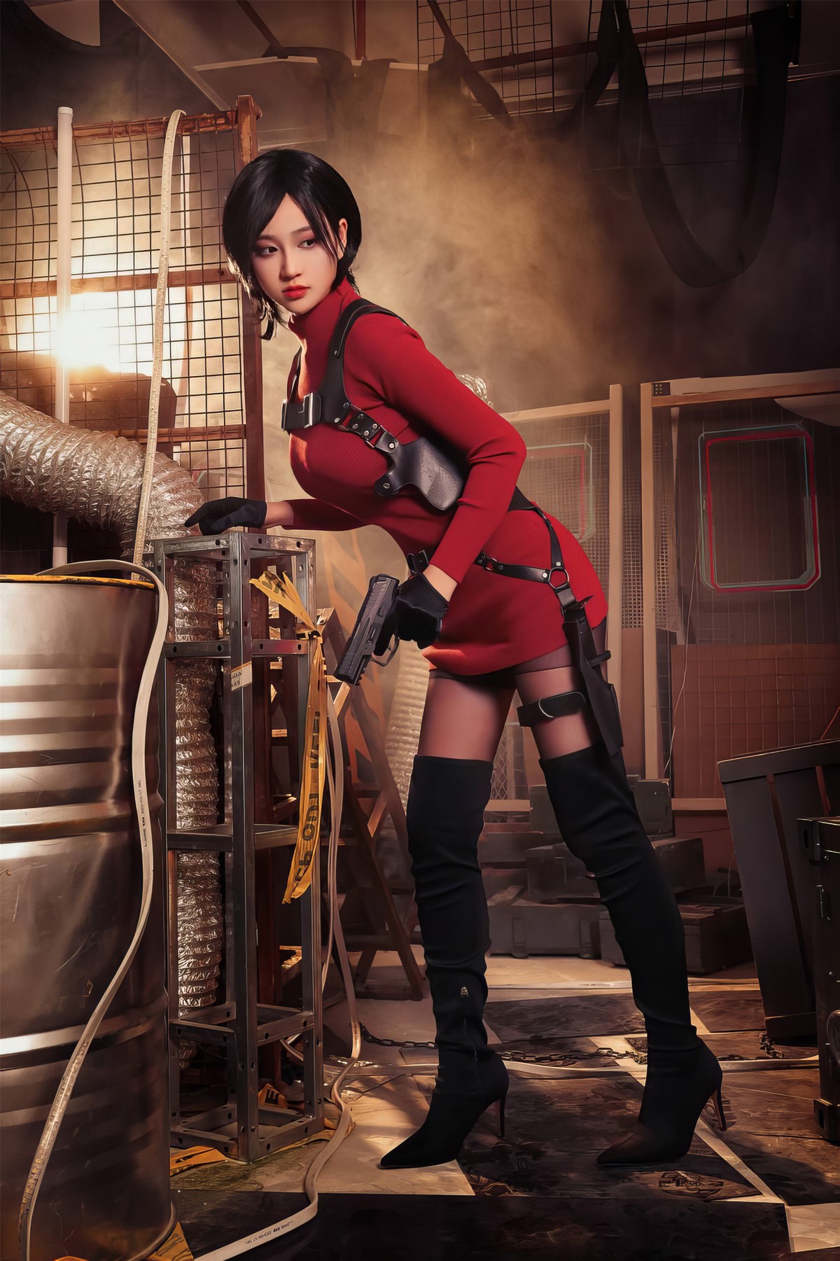 年年nnian 艾达王风格写真 游戏角色Cosplay图集插图1