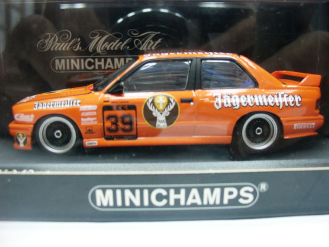 WOW EXTREMELY RARE BMW M3 E30 #39 Ketterer Jagermeister 1988 DTM 1