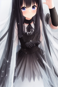 00546-3709586639-DATE_ A_LIVE, detailed ((see-through dress)) and  gloves, arm up, 7yo little girl, 