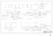 Boeing IM-99B Bomarc B Display Model Drawing - R