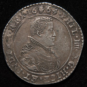 Ducatón Felipe IV. Ducado de Brabante. Amberes 1664 (segundo tipo). PAS7246