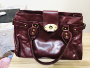 酒紅色手提包(可放a4)