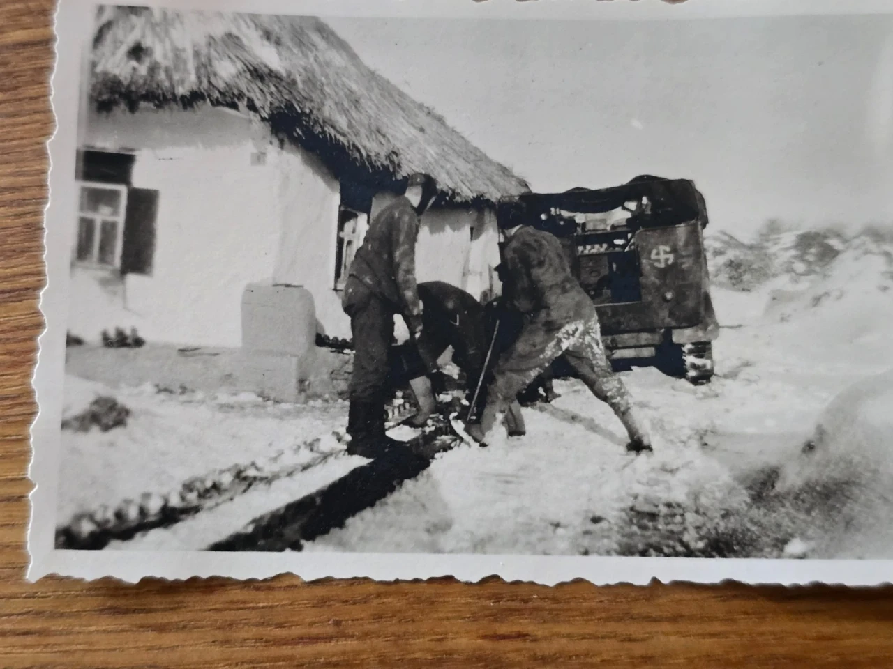 orig Foto WW2 Russland Panzergrenadier Division Großdeutschland Tank Soldat 56