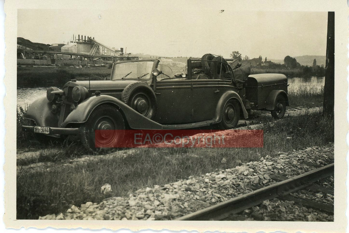 Cabrio PKW Auto Wagen Kübelwagen Anhänger Traile