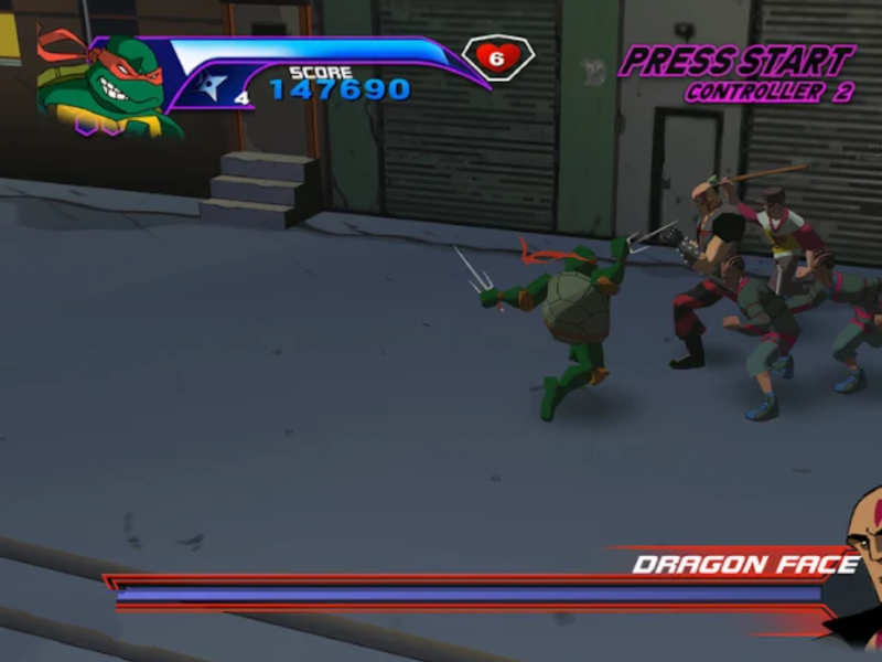 لعبة سلاحف النينجا Teenage Mutant Ninja Turtles 4-Custom