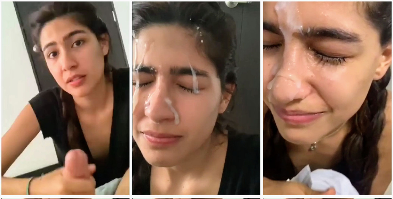 Hot girlfriend cum on her face nude video