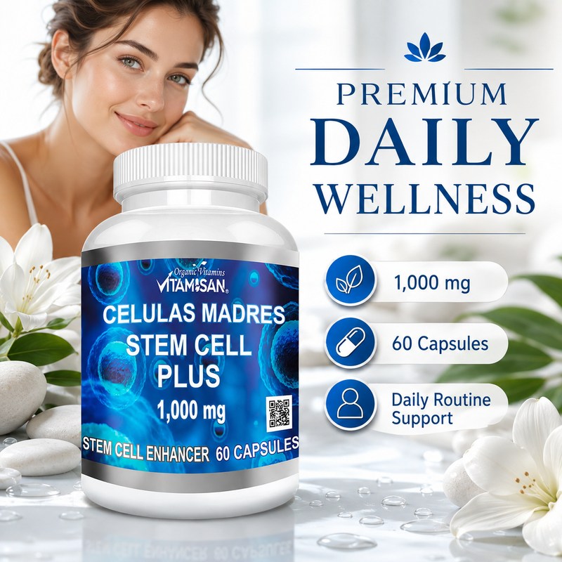 Vitamisan Stem Cell Plus 1000mg 60 Capsules Daily Wellness Supplement