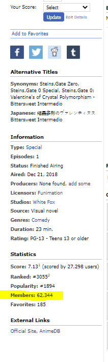 Steins;Gate 0 Kesshou Takei no Valentine - Bittersweet Intermedio | 1505 - bSq6Eoe