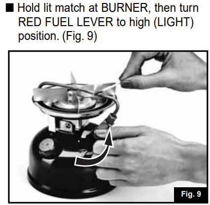 Coleman 533 camp stove not getting vapor - The Coleman