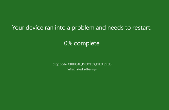 Windows 11: Löst der Green Screen bald den Blue Screen ab?