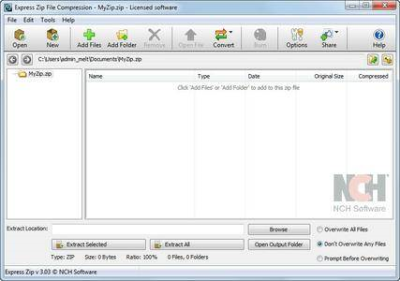 NCH Express Zip 6.10 Beta