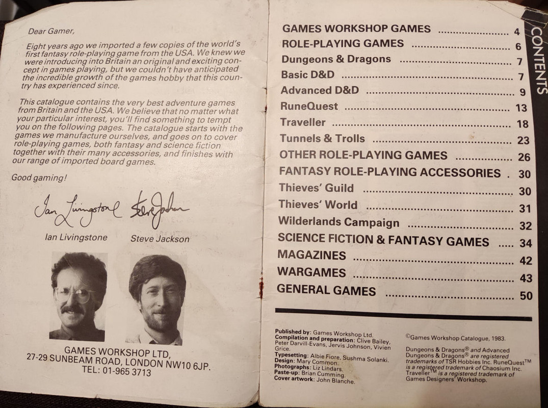 The Early UK RPG Scene: A history through White Dwarf polls | Page