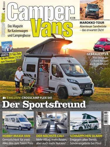 Cover: Camper Vans Magazin November-Dezember No 06 2023