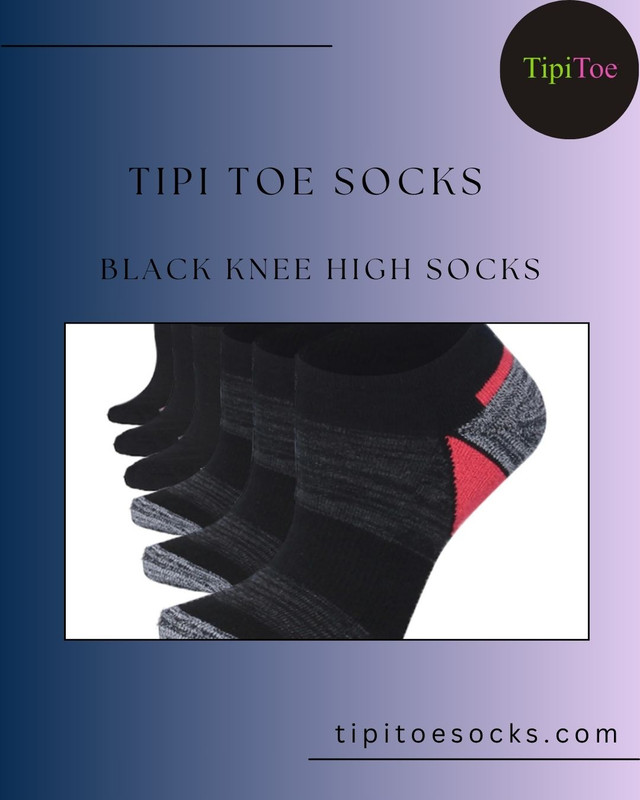 black knee high socks