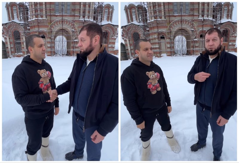 А. Емеляненко ремонтира църква, защото е истински християнин