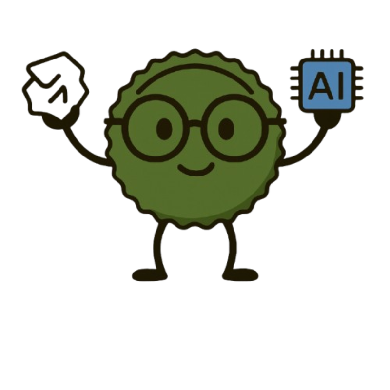 Mascot Greenie AI 4 Green