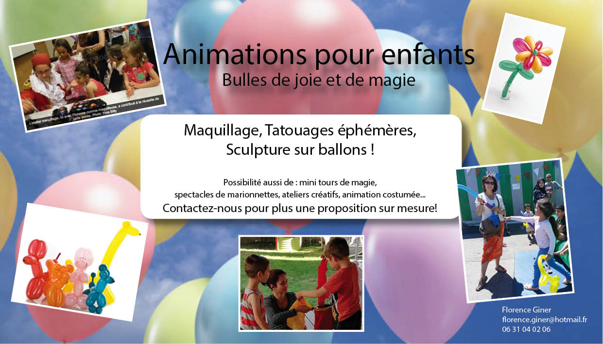 Carte animation jeune public
