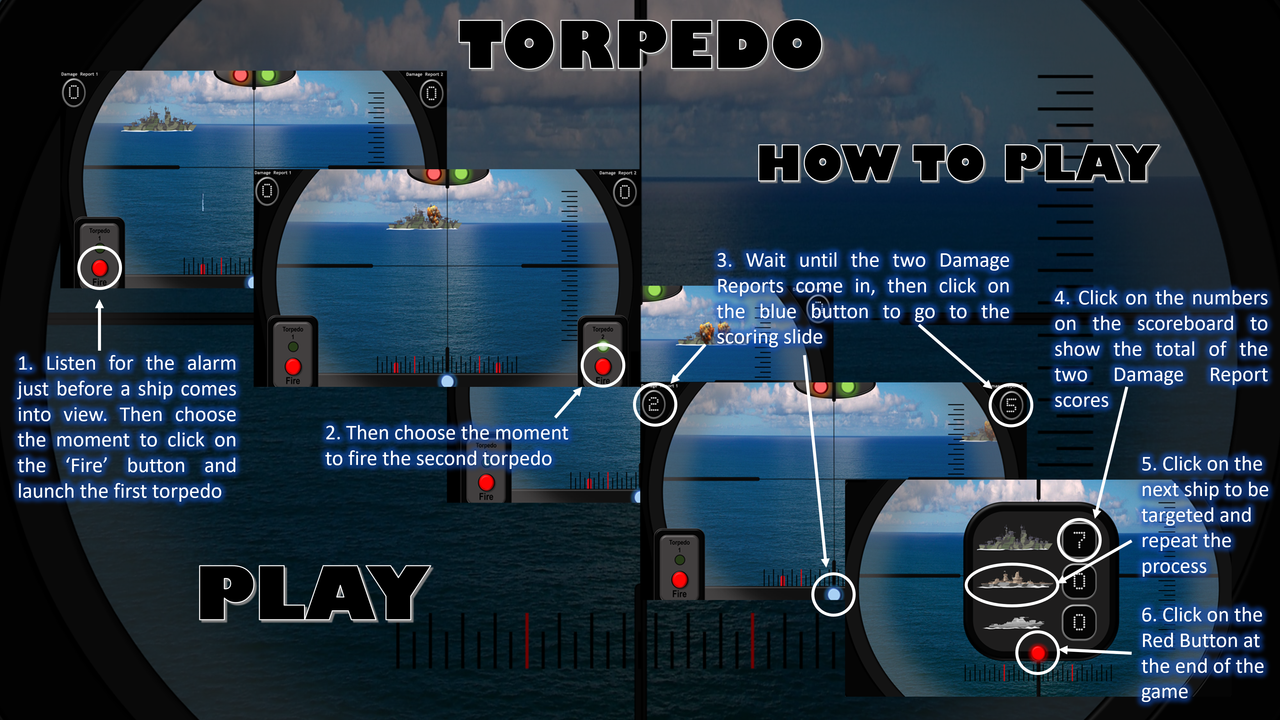 game - TORPEDO - An old-fashioned shooting game. 2020-06-10-1