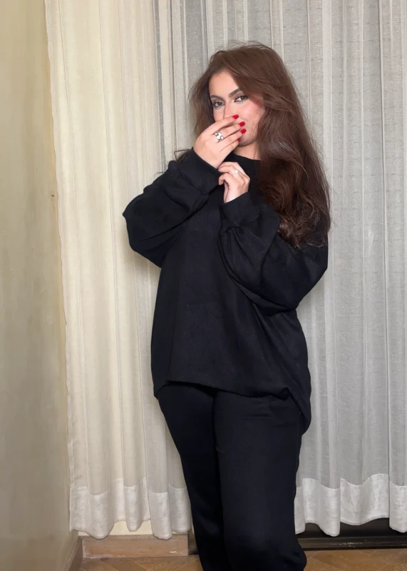 طقم سوفا أسود