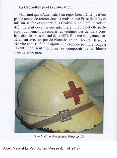 Casque adrian ww1 réutilisé ww2 puis réutilisé service de santé 01-Pap-secours