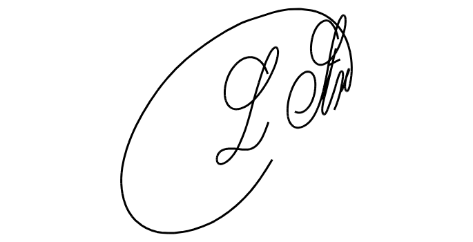 Подпись Лео