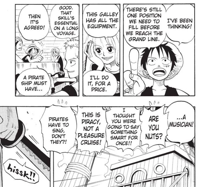 Luffy Wants a Musician