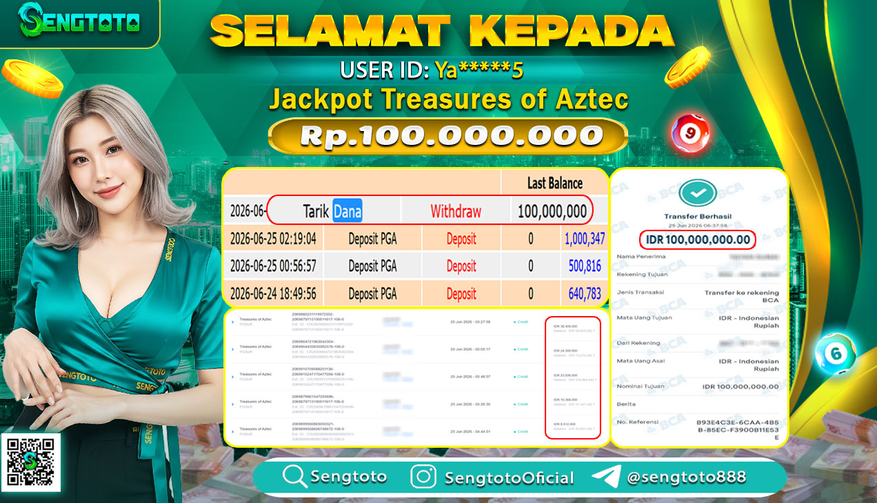 BUKTI PEMBAYARAN SLOT TREASURES OF AZTEC