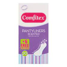 Comfitex Pantyliners scented 20s
