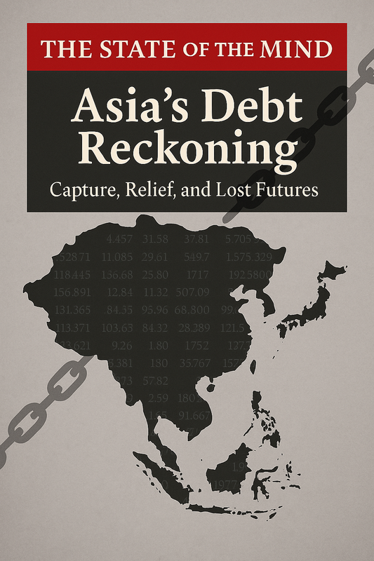 Abstract Asia debt map
