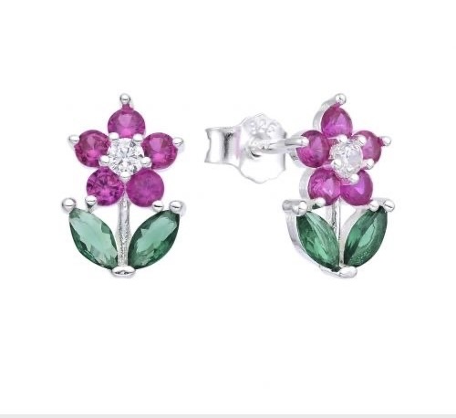 Aretes flor #00226